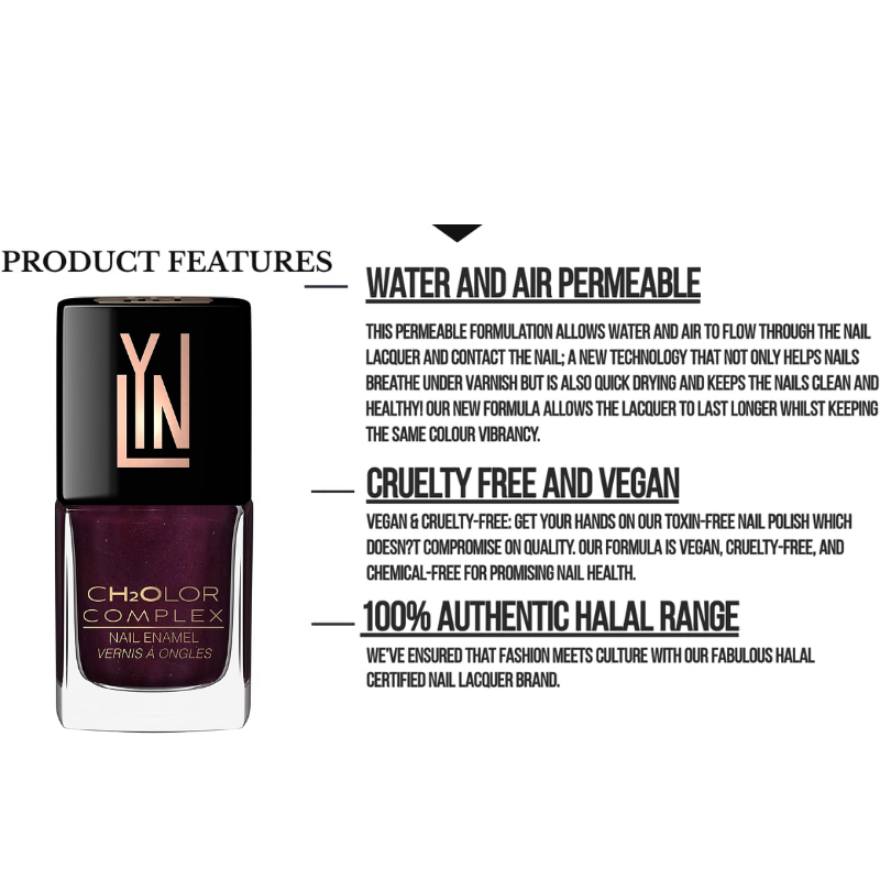 Lyn Love Your Nails - Nail Polish Maroon On An Island 10ml
