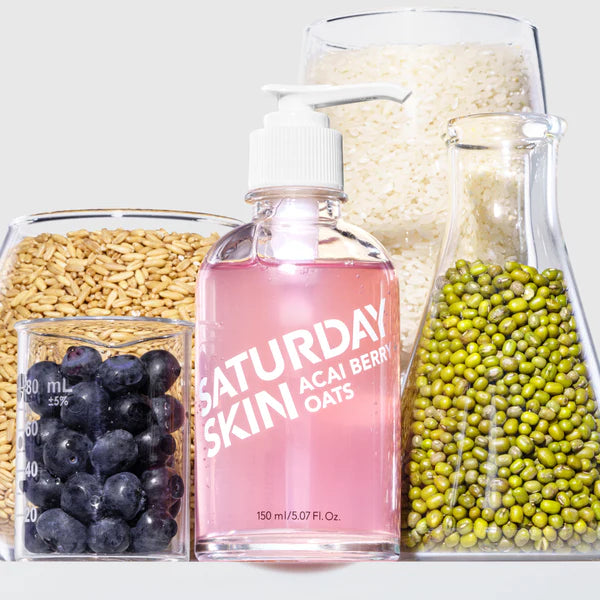 Saturday Skin Acai  Berry +Oats Antioxidant  Gel Cleanser 150ml