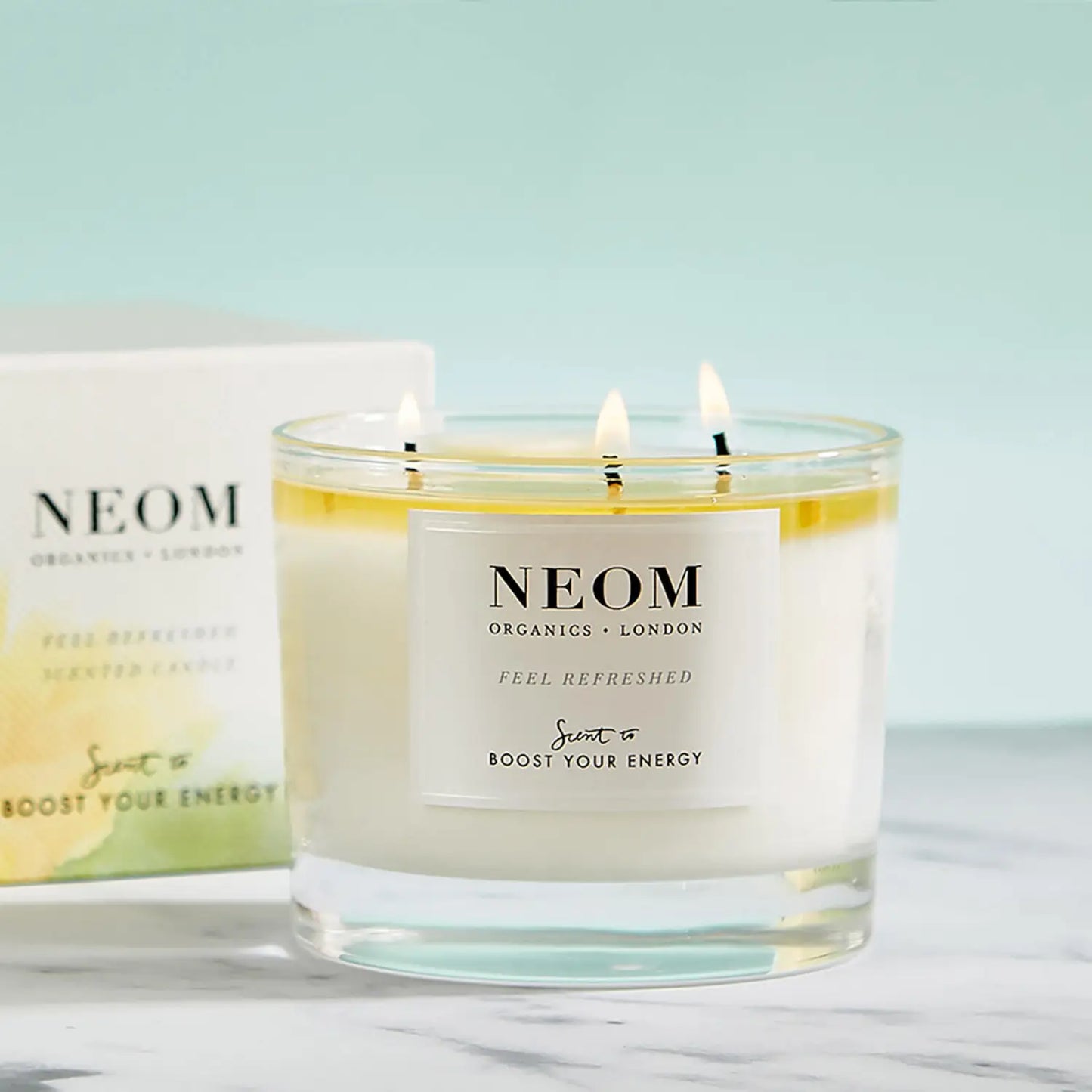 Neom Organics Feel Refreshed Scented 3 Wick Candle