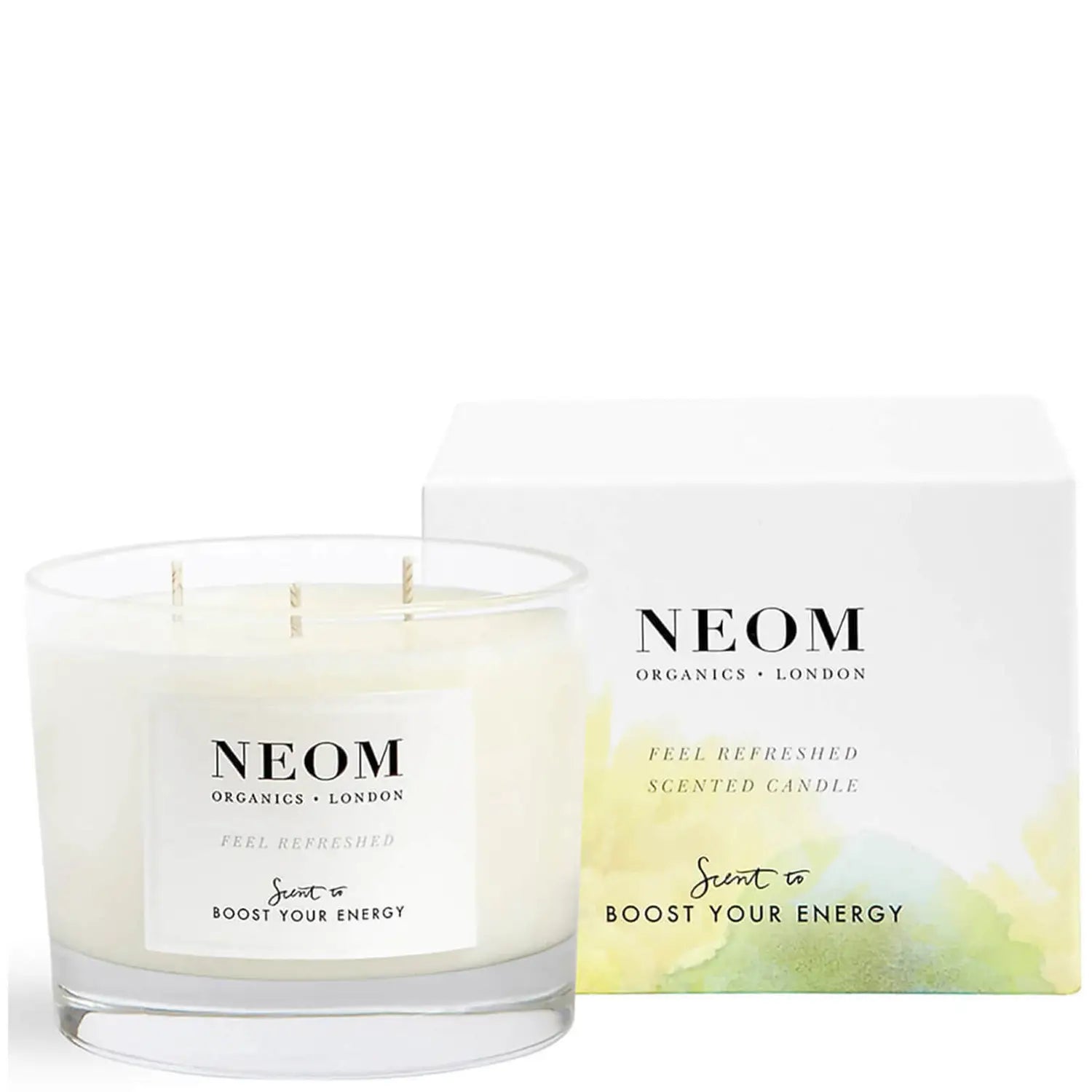 Neom Organics Feel Refreshed Scented 3 Wick Candle