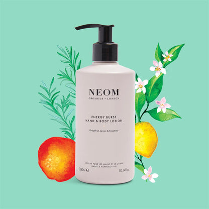 Neom Organics Energy Burst Hand & Body Lotion 300ml