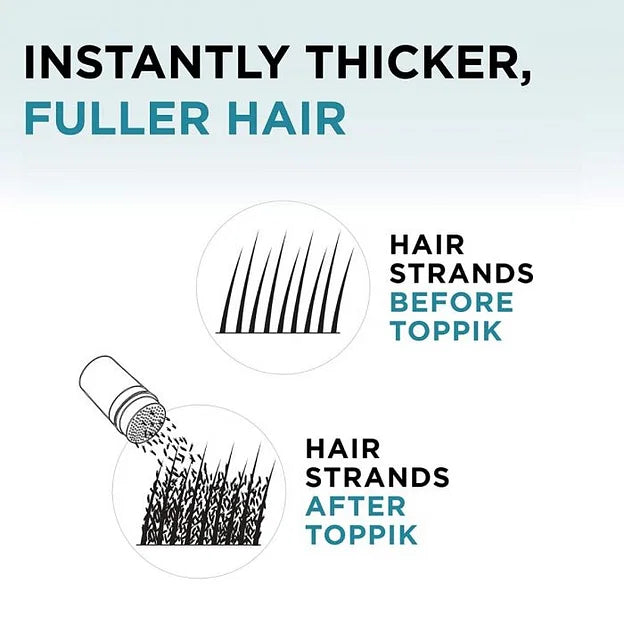 Toppik Hair Fibers Black 55 gm