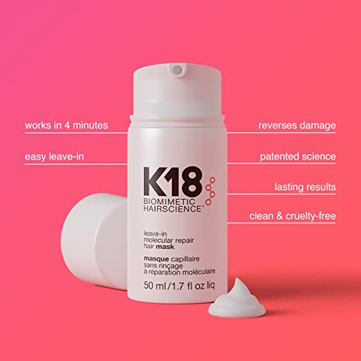 K18 Biomimetic Hair Science Professional Molecular Leave In Repair Mask 50ml