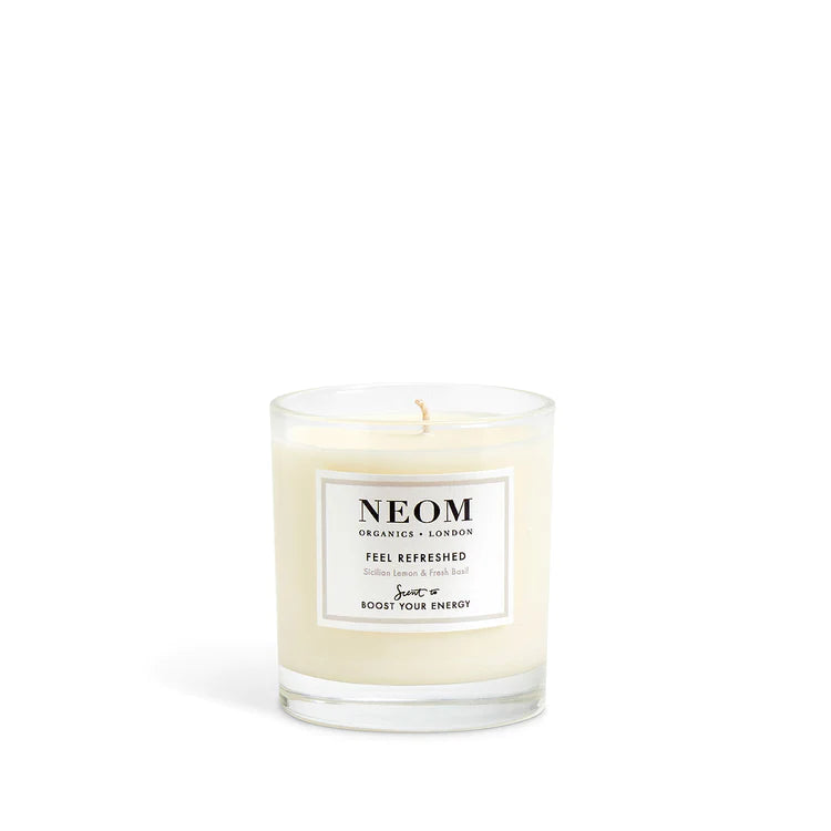 Neom Organics London – Feel Refreshed Scented Candle- Scent to Boost Your Energy (1 wick)