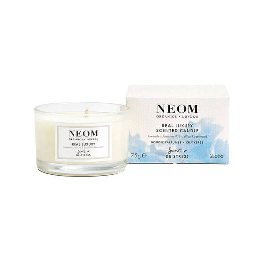 Neom Organics London – Real Luxury Scented Candle -Scent to De-Stress (1 wick)