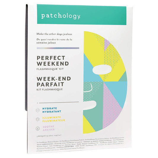 Patchology Flashmasque Trio 1-Hydrate, 1-Illuminate & 1-Milk Peel