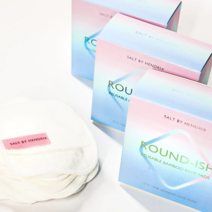 Salt By Hendrix Round-ish Bamboo Face Pads