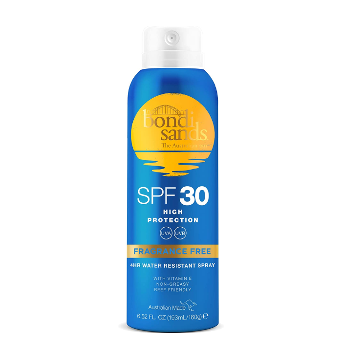 Bondi Sands SPF 30 Aerosol Mist Spray Fragrance Free 160g
