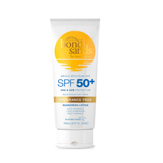 Bondi Sands Sunscreen Lotion SPF50+ Fragrance free 150ml