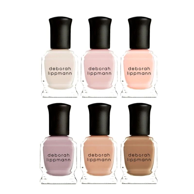 Deborah Lippmann Undressed Nail Lacquer Set Of 6x8ml