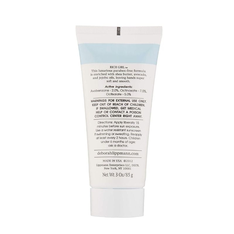 Deborah Lippmann Rich Girl Hand Cream SPF 25 - 85g