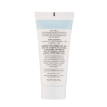 Deborah Lippmann Rich Girl Hand Cream SPF 25 - 85g