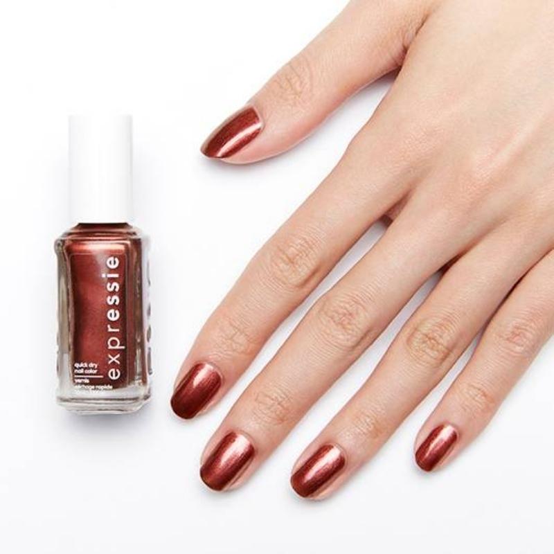 Essie Expressie Quick Dry Nail Polish, Misfit Right In, Bronze, 10ml