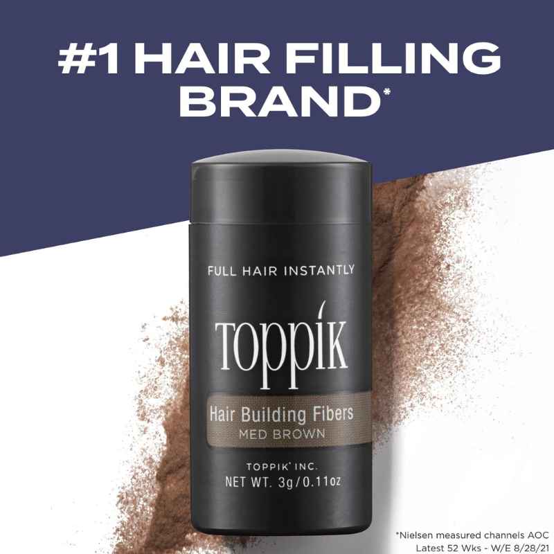 Toppik Hair Building Fibers Medium Brown 12g