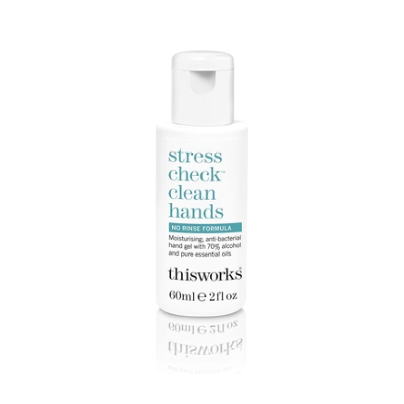 This works Stress check clean hands 60ml
