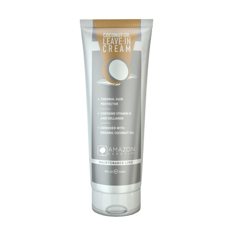Amazon Keratin Coconut Oil Leave in Cream 236ml